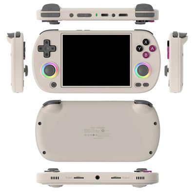 ConsoleXpress RG40XX H Retro Handheld Game Console, 4.0-Inch 640*480 IPS Screen Cortex-A53 Linux System 64G Built-in 4800+ Games Portable Rechargeable Arcade Video Game Consoles