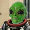 Alipis Full Head Alien Mask Face Mask Alien Alien Head Mask Halloween Costume Scary Mask Carnival Cosplay Mask Headgear for Festival Halloween Dressing up Costume Masquerade Party view 2