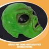 Alipis Full Head Alien Mask Face Mask Alien Alien Head Mask Halloween Costume Scary Mask Carnival Cosplay Mask Headgear for Festival Halloween Dressing up Costume Masquerade Party view 3