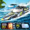 BEZGAR RC Boat, 2 Packs 12 inch Fast Speed RC Boat 30 KPH with A Portable Suitcase for Lakes & Pools & Salt Water, Summer Toys for Adults and Ideal Gifts for Kids Boys Age 6 7 8-12 Years Old - TX2P1 view 2