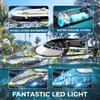 BEZGAR RC Boat, 2 Packs 12 inch Fast Speed RC Boat 30 KPH with A Portable Suitcase for Lakes & Pools & Salt Water, Summer Toys for Adults and Ideal Gifts for Kids Boys Age 6 7 8-12 Years Old - TX2P1 view 3