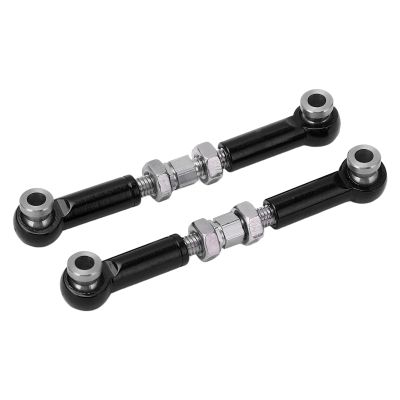 Nurnesy 2 Pcs Rc Steering Link Rod Link Arm Aluminum Alloy Aluminum Alloy Upgrade for Car Remote Control for Vehicles