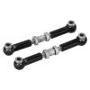 Nurnesy 2 Pcs Rc Steering Link Rod Link Arm Aluminum Alloy Aluminum Alloy Upgrade for Car Remote Control for Vehicles view 1
