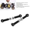 Nurnesy 2 Pcs Rc Steering Link Rod Link Arm Aluminum Alloy Aluminum Alloy Upgrade for Car Remote Control for Vehicles view 2