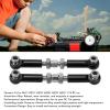 Nurnesy 2 Pcs Rc Steering Link Rod Link Arm Aluminum Alloy Aluminum Alloy Upgrade for Car Remote Control for Vehicles view 3