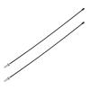 The Lord of the Tools 2 Sets RC Antenna Tube with Cap Universal Silver Antenna Mount for RC Car Quadcopter FPV Drone RC Boat Aircraft 320mm Long view 1