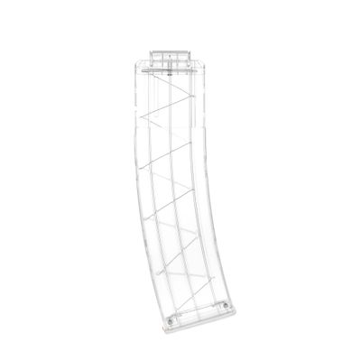 Worker Mod 22-Darts Banana Magazine Clip Replacement ABS Plastic Quick Reload Clip for Nerf N-Strike Elite Toy (Clear)