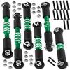 RCHuiWow RC Turnbuckles Camber Links Upgrades Part for 1/10 Granite 3S BLX(Mega550),Senton 3S BLX(Mega550),Vorteks 3S BLX(Mega550),Alloy Links Adjustable Tie Rods & Turnbuckles,6pcs,Green view 1