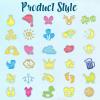 2pcs Personalized Name Silicone Cup Cover,Custom Water Bottle Name Strap,Engraved Name Baby Bottle Strap (for Daycare, School) view 3