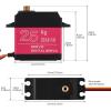 DiGiYes 2 Pack 25KG High Torque Digital Servo Full Metal Gear with 25T Servo Horn for 1/8, 1/10, 1/12 RC Car Robot Control Angle 180 (25KG Control Angle 180) view 3
