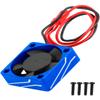 RCHuiWow Metal RC 30 * 30MM 28000 RPM Motor Cooling Fan Brushless Motor Heat Sink 4.8-8.4V Upgrades Part for 540 550 F540 3650 3660 Motor for 1/8 1/10 RC Car,Navy Blue view 1