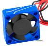 RCHuiWow Metal RC 30 * 30MM 28000 RPM Motor Cooling Fan Brushless Motor Heat Sink 4.8-8.4V Upgrades Part for 540 550 F540 3650 3660 Motor for 1/8 1/10 RC Car,Navy Blue view 4