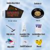 WodGod Roulette Wheel and Craps Set with Large Double Sided Felt, 10 Inch Roulette Wheel, Chip Rake, 200 Chips, Roulette Marker, 3 Dices, Perfect for Game Night Party view 2