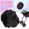 4Pcs Stroller Wheel Cover,Pram Stroller Wheel Covers Stroller Wheel Covers Black Accessories (L) view 4