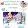 GO GO Children's Songs from East and West 8 Baby Songs, Musical Book for Toddlers 1-3, Nursery Rhyme Books, Talking Features, Singing Toys and Music for Early Learning and Entertainment view 4