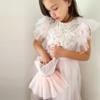 MON AMI Ballerina Shaped Purse  7.5x7.5, Cute Ballet Dance Gifts for Little Girls, Pink Tutu Bag view 2