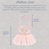 MON AMI Ballerina Shaped Purse  7.5x7.5, Cute Ballet Dance Gifts for Little Girls, Pink Tutu Bag view 4