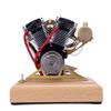 DAOYU Retro OHV 4.2CC V-Twin Four-Stroke Gasoline Motorcycle Engine Model (Aluminum Alloy Exhaust Version) view 2