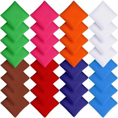 CACASO 32-Piece Bean Bags, Nylon with Ceramic Granular Fill, Colorful, Bean-Bag Game Sets, Target Tossing Game