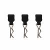 10pcs Black Metal RC Body Shell Clips with Pull Tab Spare Parts for AXIAL SCX24 AXI90081 AXI0001 view 4