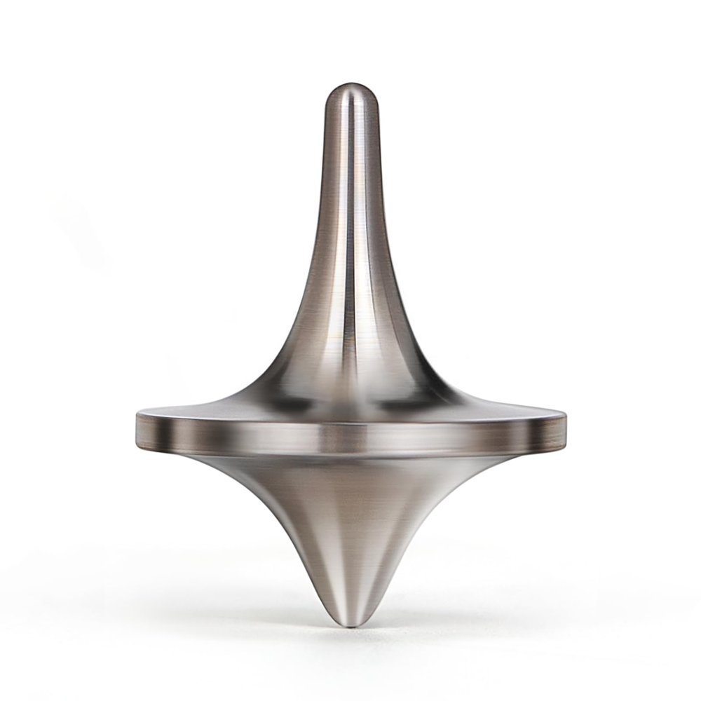 HAMMERSMITH Spinning Top  from Movie to Reality, Just-Right Tactile Experience, The Totem Worth Collecting (Stainless Steel/Classic Line)