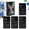 NexUap Angel Numbers Oracle Cards - Beginner's Angel Oracle Deck, 400 GSM Coated Paper, Best for Family Parties view 1