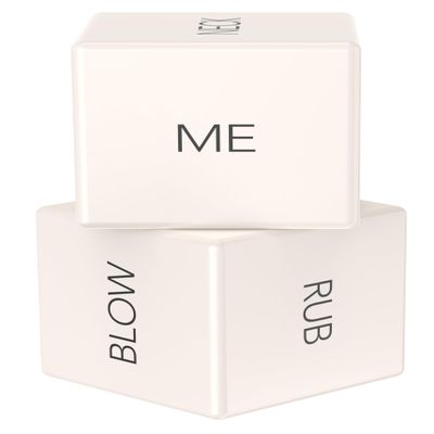 BELLESA BB Decision Dice Fun Couples Game for Date Night & Intimacy Acrylic Action Dice Set for Spontaneous Connection & Playful Evenings Unique Lifestyle Gift for Partners