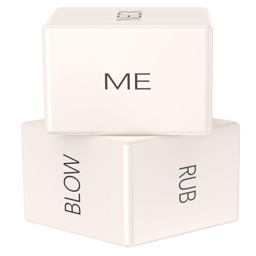BELLESA BB Decision Dice Fun Couples Game for Date Night & Intimacy Acrylic Action Dice Set for Spontaneous Connection & Playful Evenings Unique Lifestyle Gift for Partners