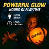 Glow in The Dark Football | Ultra-Bright Double LED Light-Up Football Size 6 with 3 Extra Batteries and Pump for Kids & Teens Ages 6+ | Outdoor Fun for Evening Play, Camping & Beach Games view 2