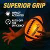 Glow in The Dark Football | Ultra-Bright Double LED Light-Up Football Size 6 with 3 Extra Batteries and Pump for Kids & Teens Ages 6+ | Outdoor Fun for Evening Play, Camping & Beach Games view 3