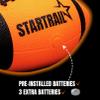 Glow in The Dark Football | Ultra-Bright Double LED Light-Up Football Size 6 with 3 Extra Batteries and Pump for Kids & Teens Ages 6+ | Outdoor Fun for Evening Play, Camping & Beach Games view 4