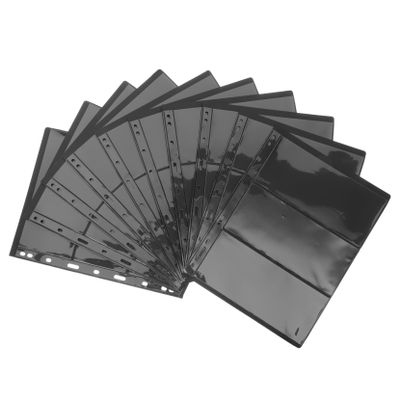 BELLIFFY 10sheets Stamp Pages Stamp Collector Postcard Loose-Leaf Collect Card Collector Loose-Leaf Easy to Use Lightweight Organized Storage