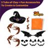 Build Buddiez DIY Jack-O-Lantern Craft Kit  3 Pack| Build, Decorate & Display | Fun Art & Crafts Activity for Kids Ages 5+ for Halloween & Fall | Great for Birthday Parties, Trick or Treating view 3