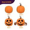 Build Buddiez DIY Jack-O-Lantern Craft Kit  3 Pack| Build, Decorate & Display | Fun Art & Crafts Activity for Kids Ages 5+ for Halloween & Fall | Great for Birthday Parties, Trick or Treating view 4