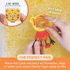 Glo Pals x Daniel Tiger's Neighborhood Water-Activated Bath Toy with 6 Reusable Light-Up Cubes for Sensory Play (Cubes with Character) view 4