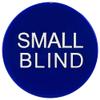 Casino Style Small Little Blind Poker Button - Large 2 Inch Size! view 1