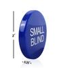Casino Style Small Little Blind Poker Button - Large 2 Inch Size! view 2