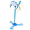 Kids Karaoke Machine with 2 Microphones - Singing Stand Toy for Girls 3-6 Years Old, LED s, MP3 Player Plug-in - Christmas & Birthday Gift - Blue view 4