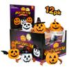 Build Buddiez DIY Jack-O-Lantern Craft Kit  12 Party Pack| Build, Decorate & Display | Art & Crafts Activity for Kids Ages 5+ for Halloween & Fall | Great for Birthday Parties, Trick or Treating view 1