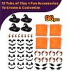 Build Buddiez DIY Jack-O-Lantern Craft Kit  12 Party Pack| Build, Decorate & Display | Art & Crafts Activity for Kids Ages 5+ for Halloween & Fall | Great for Birthday Parties, Trick or Treating view 2