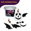 Build Buddiez DIY Jack-O-Lantern Craft Kit  12 Party Pack| Build, Decorate & Display | Art & Crafts Activity for Kids Ages 5+ for Halloween & Fall | Great for Birthday Parties, Trick or Treating view 4