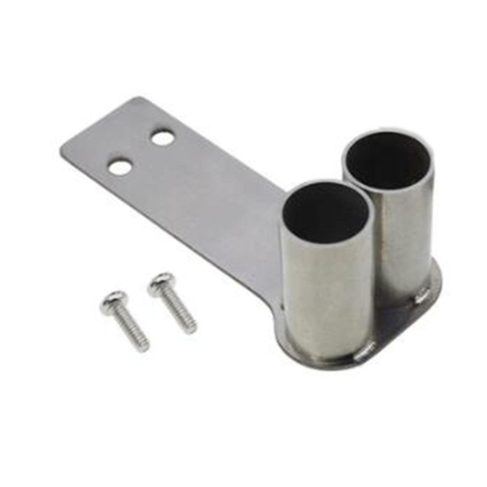 Xiaojikuaipao 1/10 Scale RC Car Metal Exhaust Pipe Upgrade Parts for Model Hobby Vehicle, Universal 1:10 RC Car, Easy Install High Precision CNC Manufacturing - Double Row
