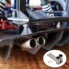 Xiaojikuaipao 1/10 Scale RC Car Metal Exhaust Pipe Upgrade Parts for Model Hobby Vehicle, Universal 1:10 RC Car, Easy Install High Precision CNC Manufacturing - Double Row view 4