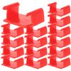 ibasenice Train Track Accessories Wooden Securing Clips for Model Railway and Train Sets Durable Track Connectors for Stable Layouts and Kids Playtime 20 Pieces view 1