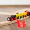 ibasenice Train Track Accessories Wooden Securing Clips for Model Railway and Train Sets Durable Track Connectors for Stable Layouts and Kids Playtime 20 Pieces view 2