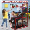 AOKESI Arcade Basketball Game Set Indoor for Kids Basketball Hoop Outdoor Sports Play Toy for Toddler Boys Girls 3-5 6-7 8-12 Years Old Adjustable Height with 4 Balls view 3