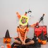 Ciieeo Halloween Tiger Mask Tiger Costume Mask Wild Animal Face Mask Full Head Realistic Masks Fancy Dress for Halloween Carnival Costume Party view 2