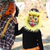 Ciieeo Halloween Tiger Mask Tiger Costume Mask Wild Animal Face Mask Full Head Realistic Masks Fancy Dress for Halloween Carnival Costume Party view 3