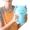 1 Blue Jumbo 8" Axolotl Puffer Air- Filled Squeeze Stress Balls - Walking Fish - Sensory, Stress, Fidget Toy (1 Blue Axolotl) view 2