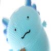 1 Blue Jumbo 8" Axolotl Puffer Air- Filled Squeeze Stress Balls - Walking Fish - Sensory, Stress, Fidget Toy (1 Blue Axolotl) view 4